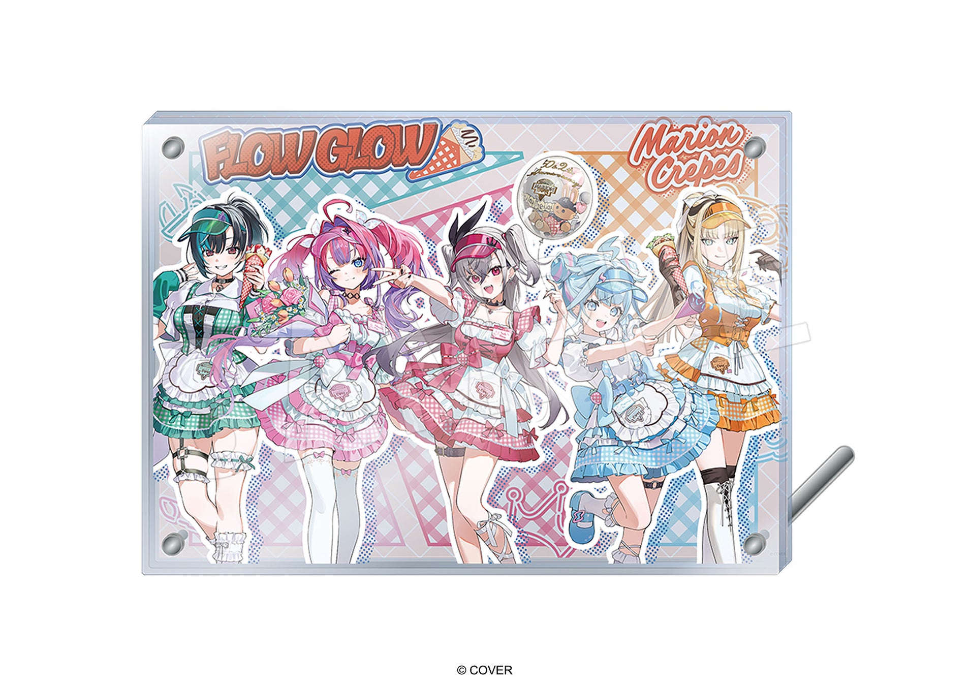 FLOW GLOW×マリオンクレープ アクリルアートボード(通販限定)の公式商品・案内画像