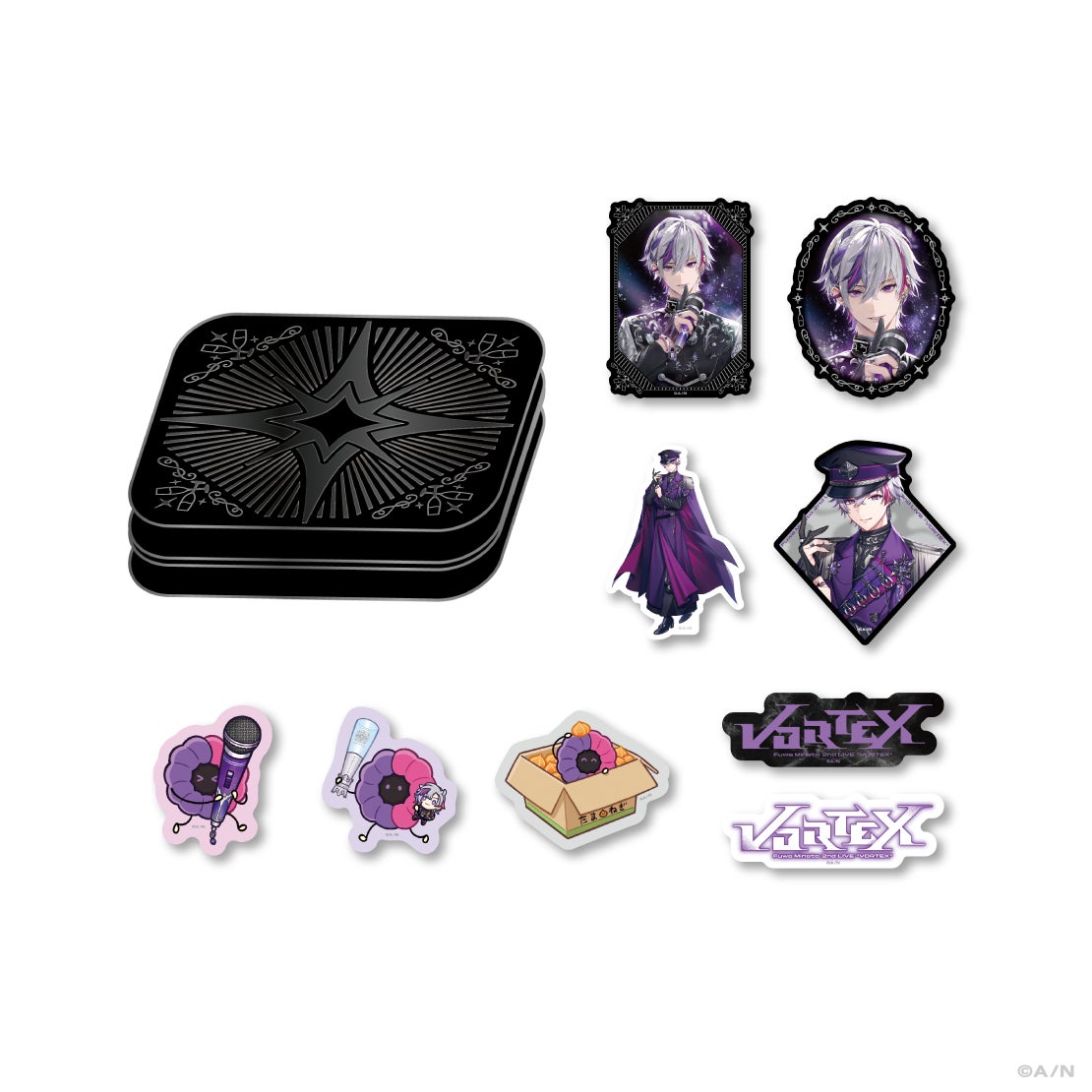 不破湊 2nd LIVE VORTEX 缶入りステッカーセットの公式商品・案内画像