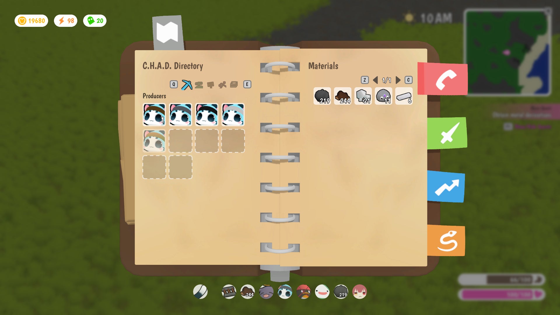 Chattini Jetpack Project: A Hololive Fan Game 体験版の公式商品・案内画像