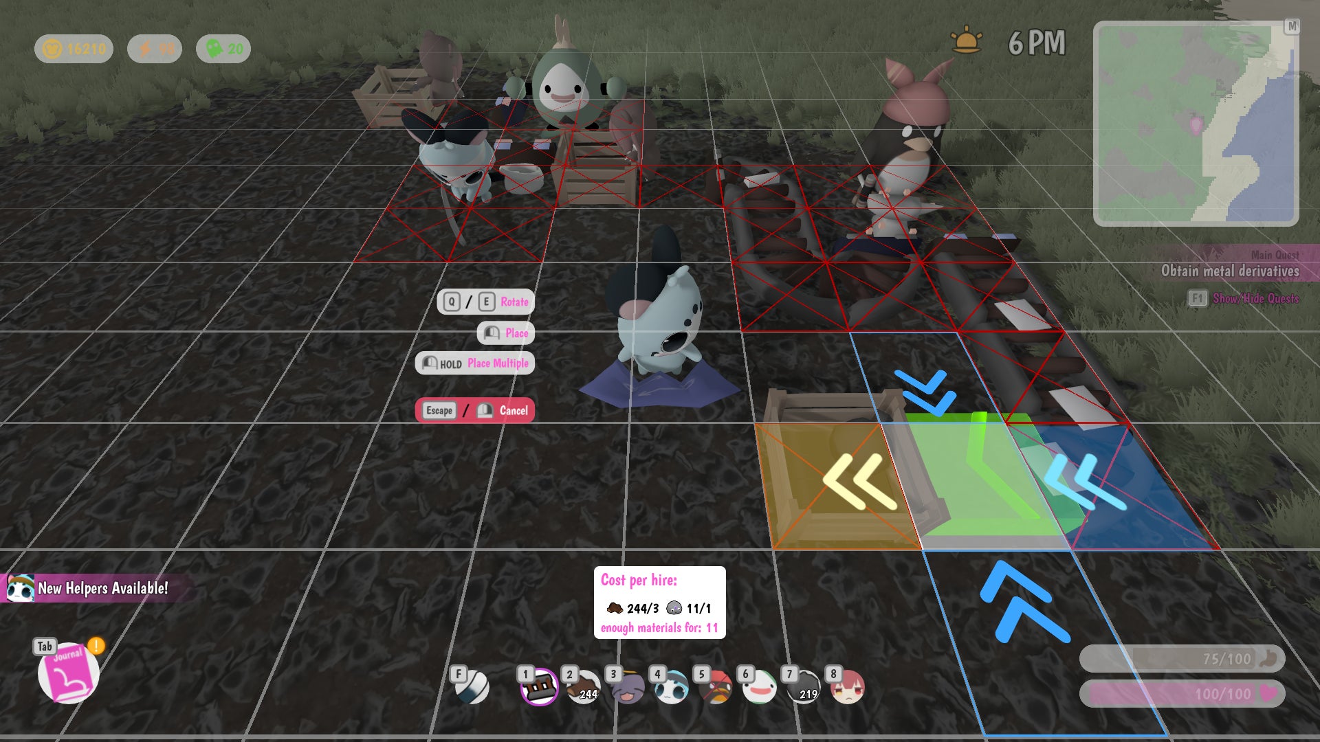 Chattini Jetpack Project: A Hololive Fan Game 体験版の公式商品・案内画像