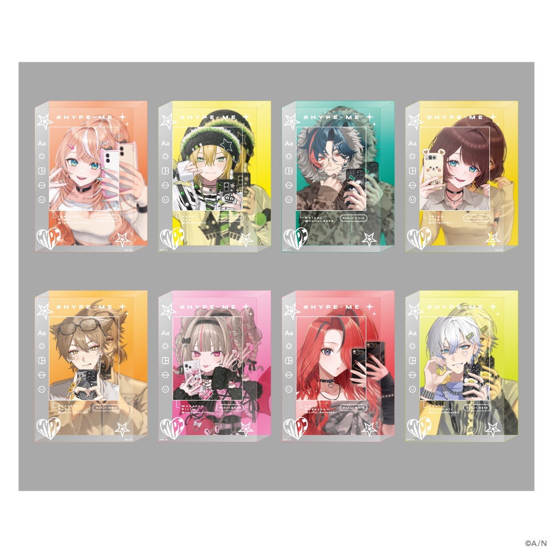 #HYPE-ME 二層アクリルブロックの公式商品・案内画像