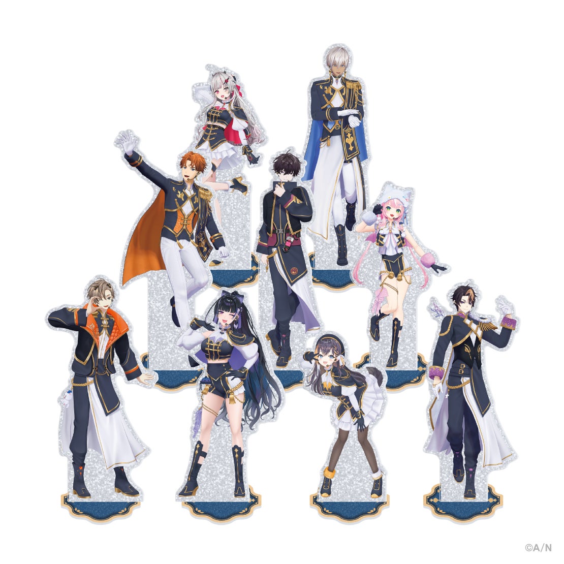 共通衣装3Dグッズ vol.6 ラメアクリルスタンドの公式商品・案内画像