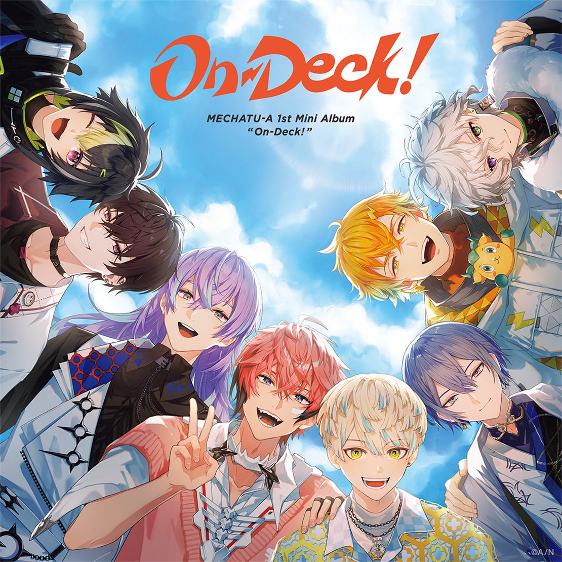 MECHATU-A 1st Mini Album「On-Deck!」通常盤の公式商品・案内画像