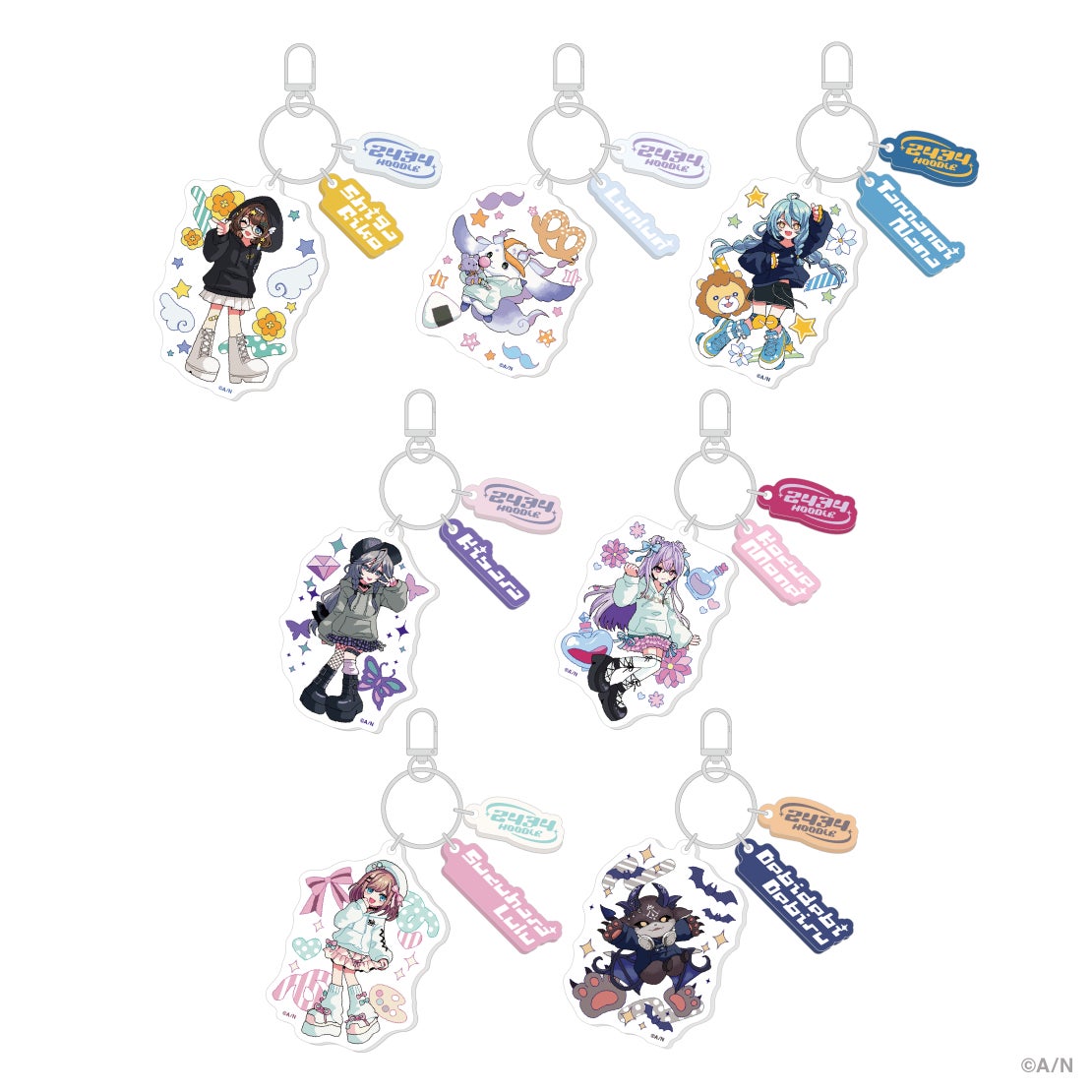にじさんじ 2434 HOODIE vol.1 アクリルチャームの公式商品・案内画像