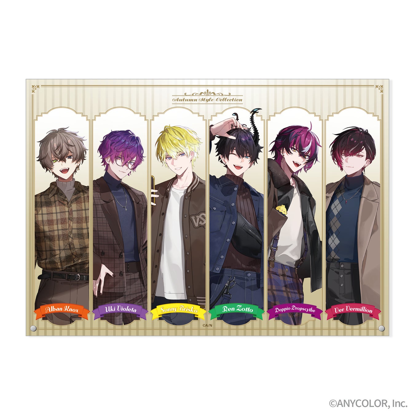 NIJISANJI EN AUTUMN STYLE COLLECTION BIGアクリルパネルの公式商品・案内画像