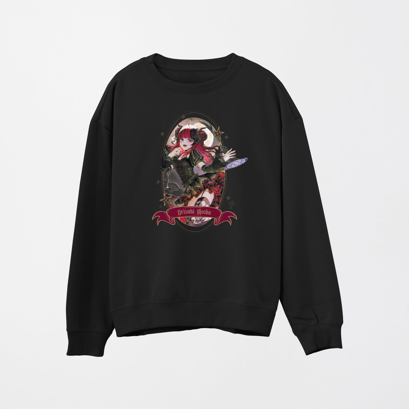 折咲もしゅ 4周年記念グッズ スウェット Black/Whiteの公式商品・案内画像