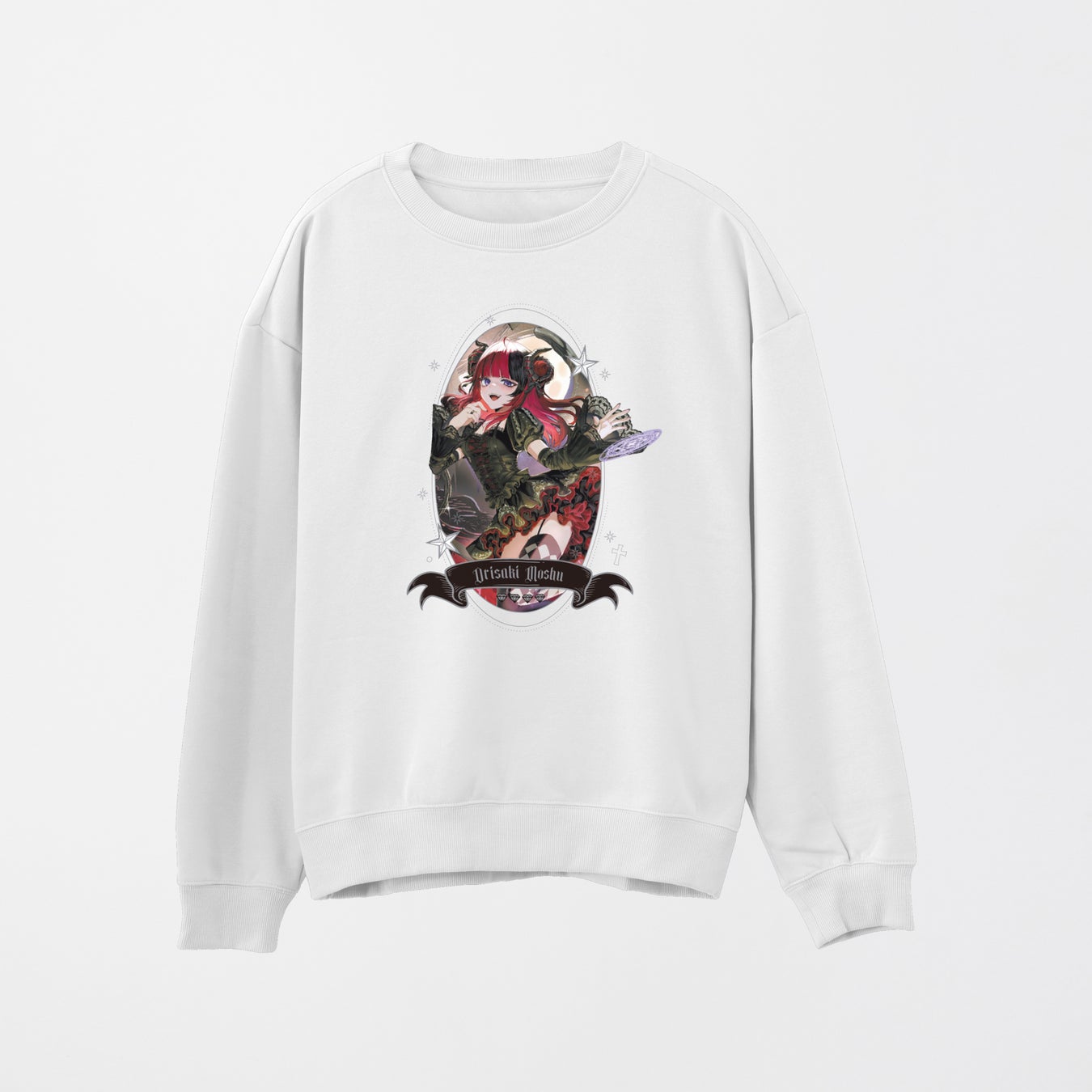 折咲もしゅ 4周年記念グッズ スウェット Black/Whiteの公式商品・案内画像