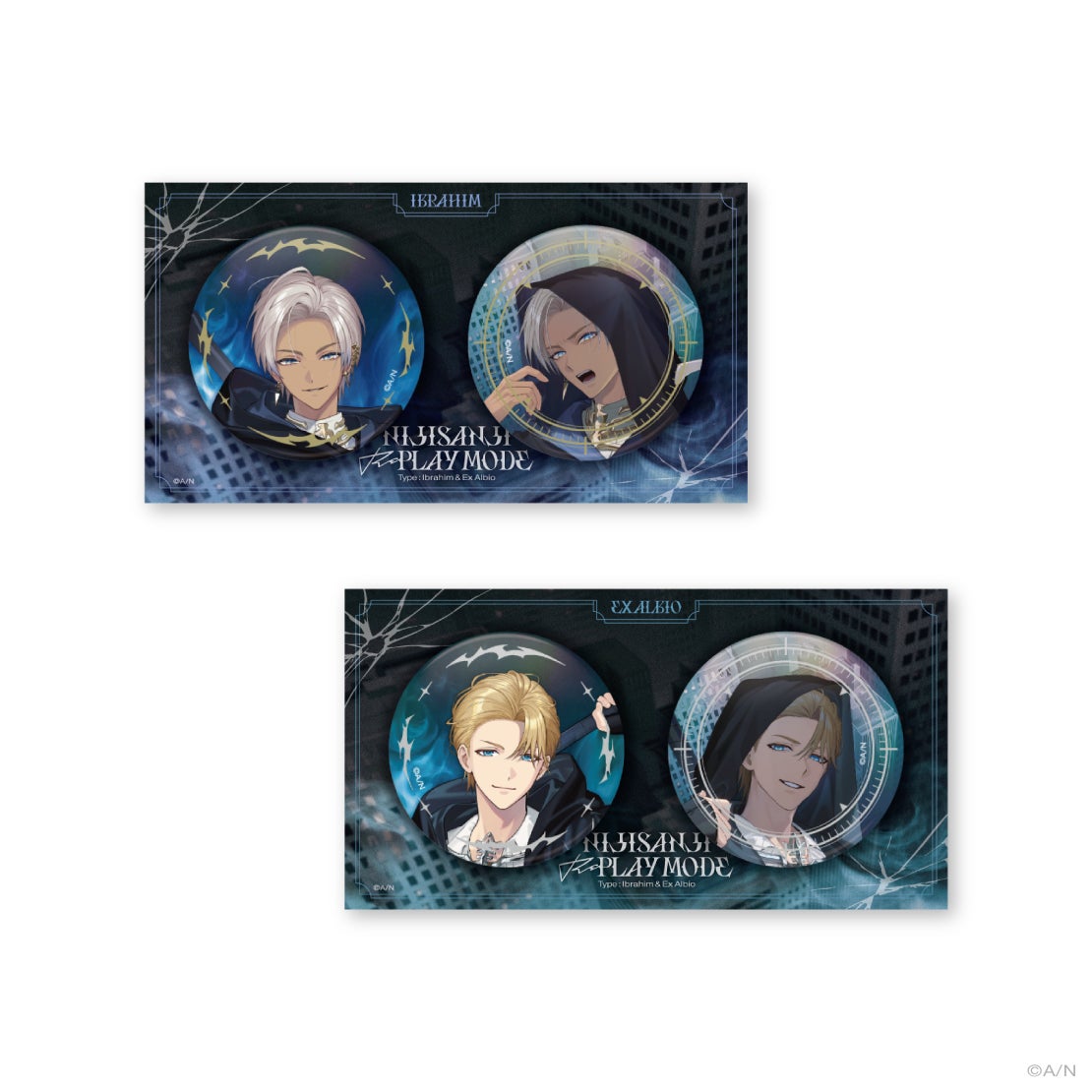Replay Mode 箔押し缶バッジセットの公式商品・案内画像