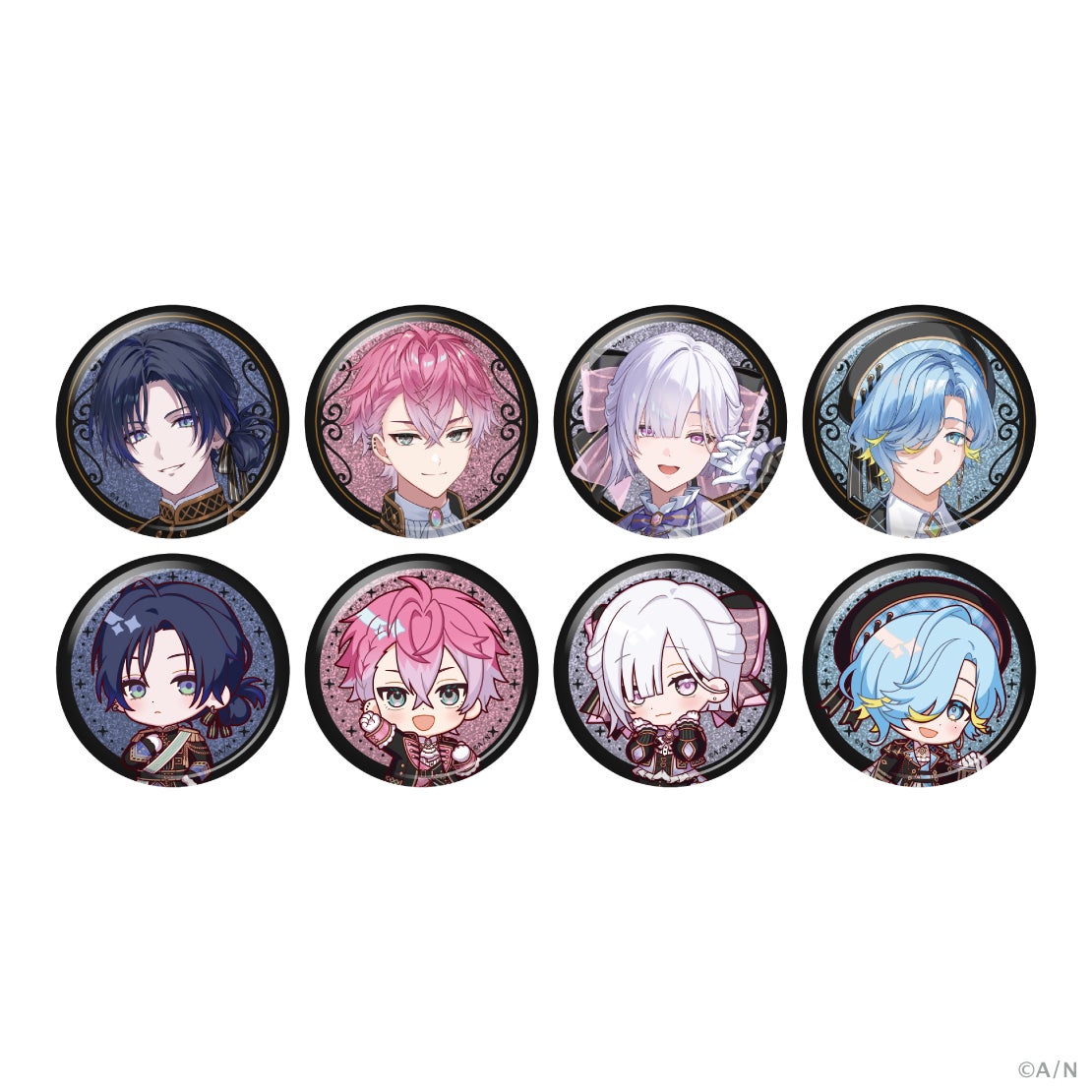 すぷれあ 1st Anniversary ランダムグリッター缶バッジの公式商品・案内画像