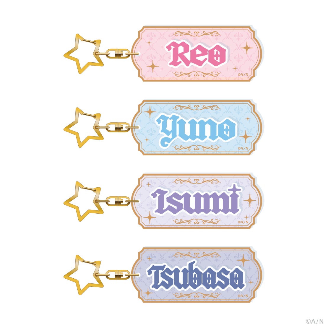 すぷれあ 1st Anniversary おなまえキーホルダーの公式商品・案内画像