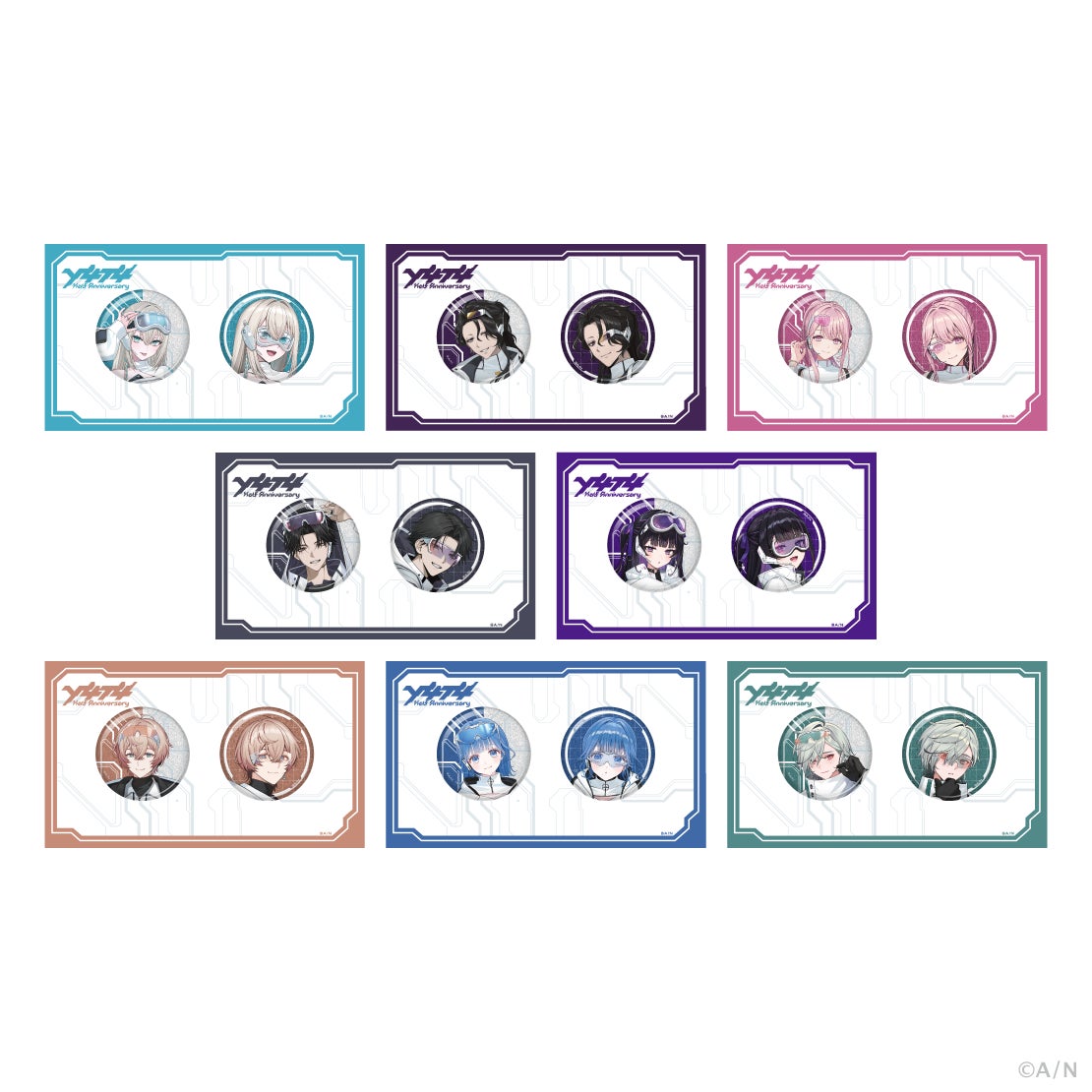 Y4T4 Half Anniversary 缶バッジセットの公式商品・案内画像